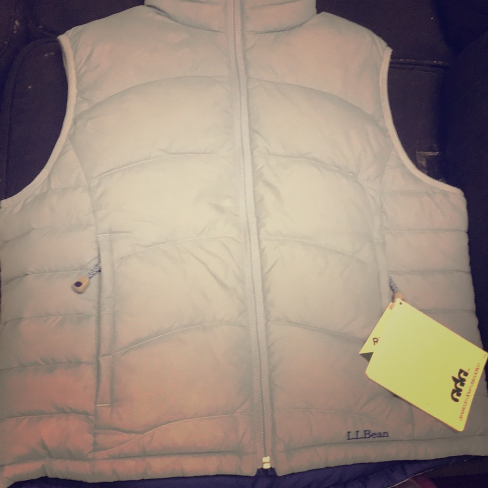 L.L. Bean light blue vest